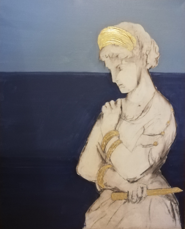 Painting for sale online - Medea from a triptych Golden Fleece (right side)