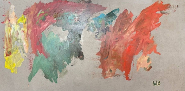 Painting for sale online - I saw love of life in the mirror