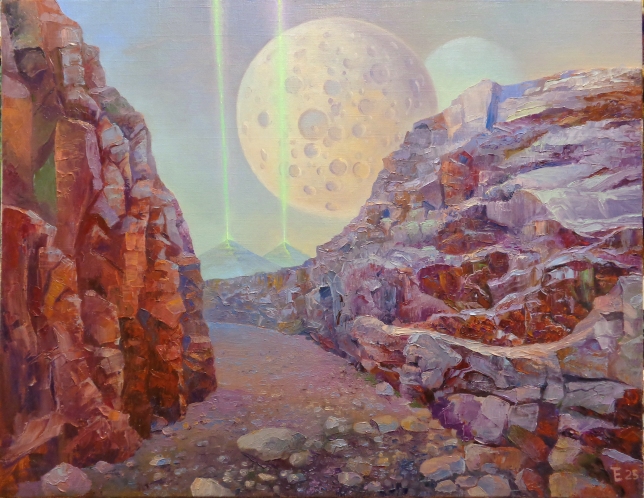 Painting for sale online - Primordial Earth. Kola.