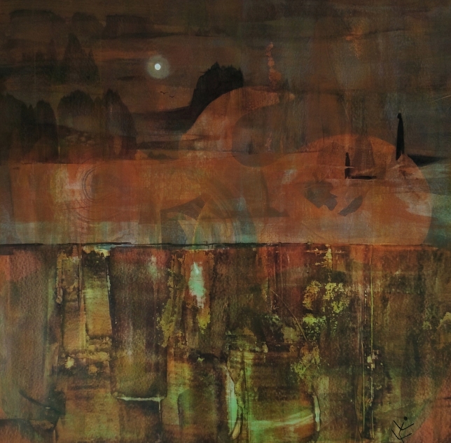 Painting for sale online - Eagle Totem