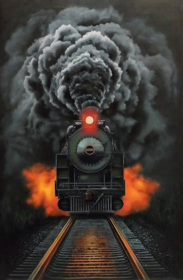 Painting for sale online - Rail Shadows