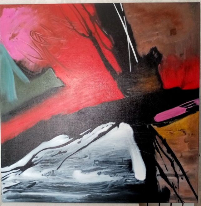 Painting for sale online - Neon Traverse