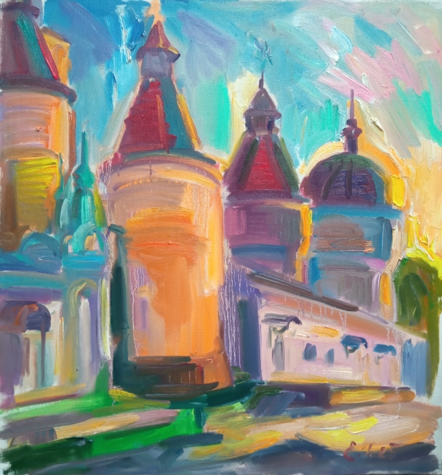 Painting for sale online - The Passion of the Borisoglebsky Monastery. 