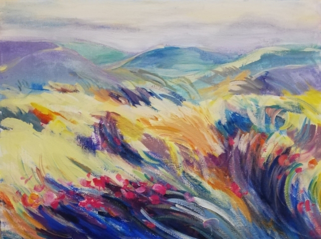 Painting for sale online - Solar wind