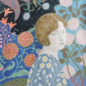 Painting for sale online - Entwining Rose