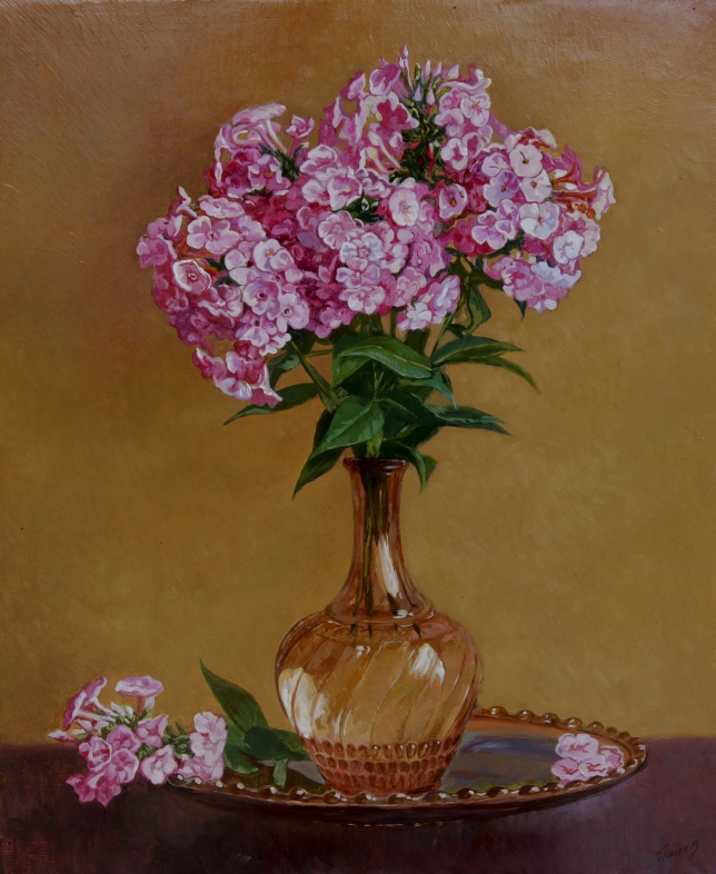 Painting for sale online - Bouquet of phloxes
