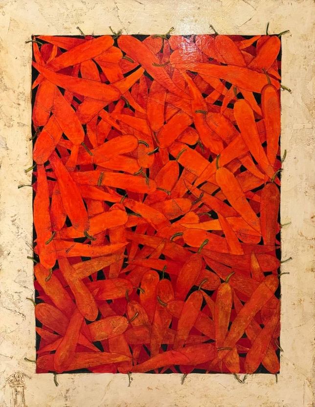 Painting for sale online - Hot Peppers
