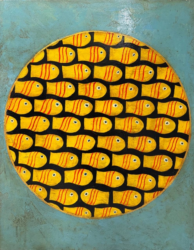 Painting for sale online - Fish eye