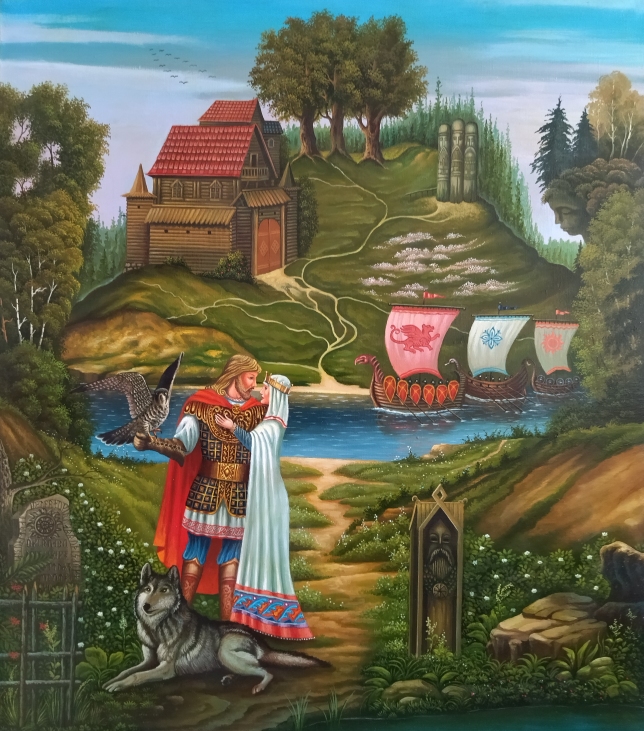 Painting for sale online - Knyazhyi Island