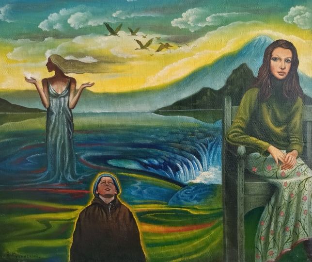 Painting for sale online - Waiting