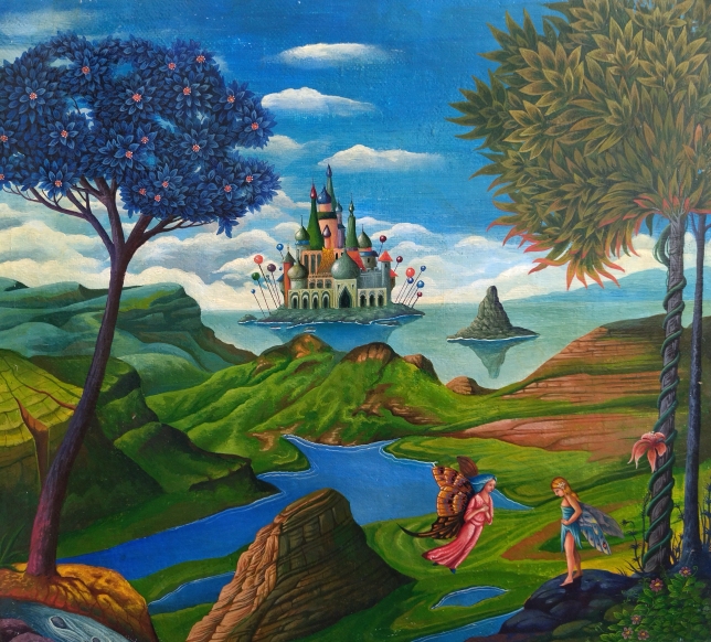 Painting for sale online - Fairy Island