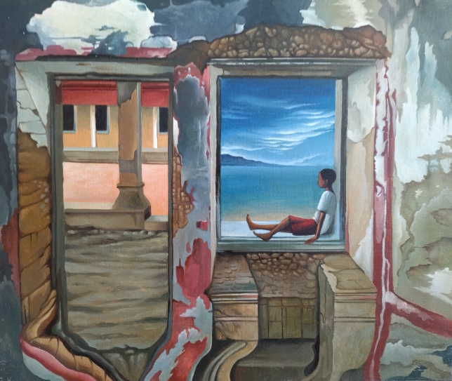 Painting for sale online - Remembering the future