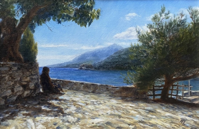 Painting for sale online - Away from the hustle and bustle