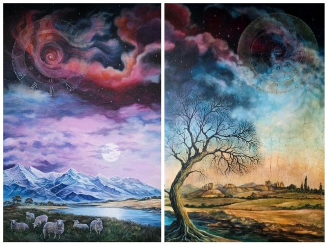 Painting for sale online - Earth Time 