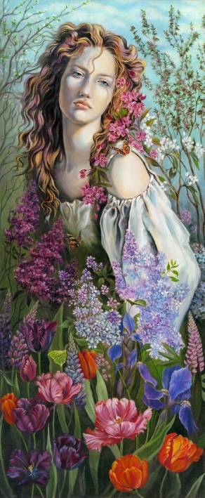 Painting for sale online - Trembling and daring (Spring)