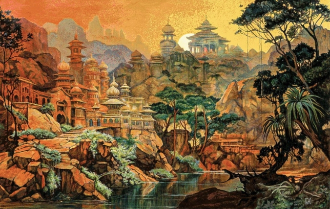 Painting for sale online - The Lost City (tapestry)