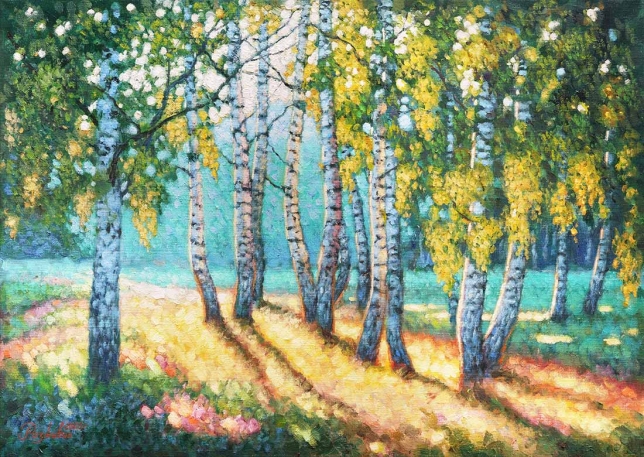 Painting for sale online - Meeting the sun