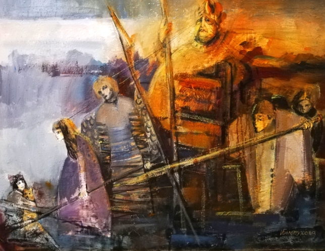 Painting for sale online - Golden calf