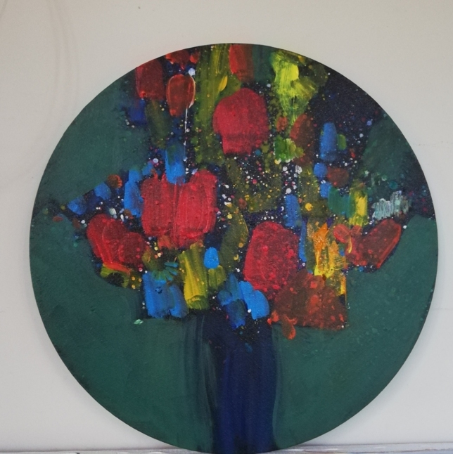 Painting for sale online - Abstract bouquet
