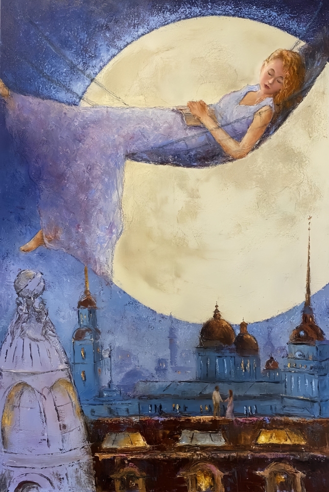 Painting for sale online - Journey in dreams and in reality