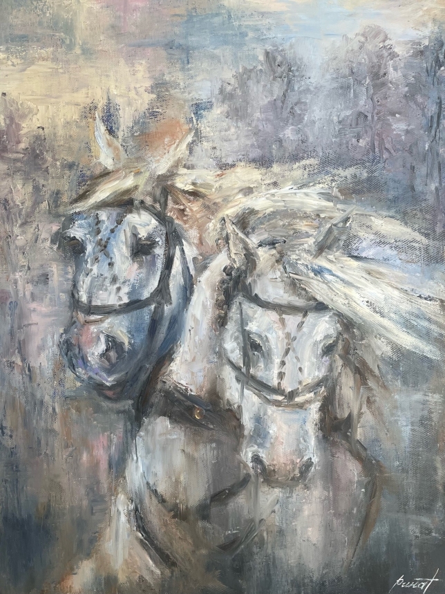 Painting for sale online - Winter Run