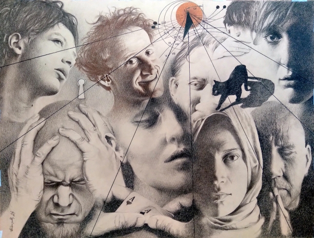 Painting for sale online - Solar activity