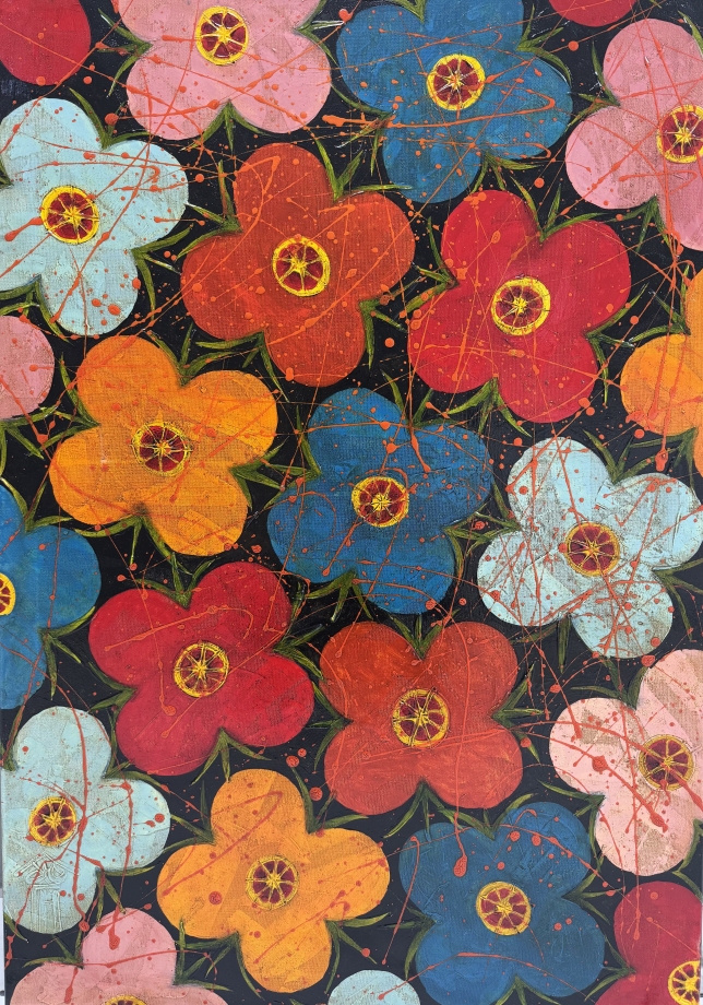 Painting for sale online - Flower meadow