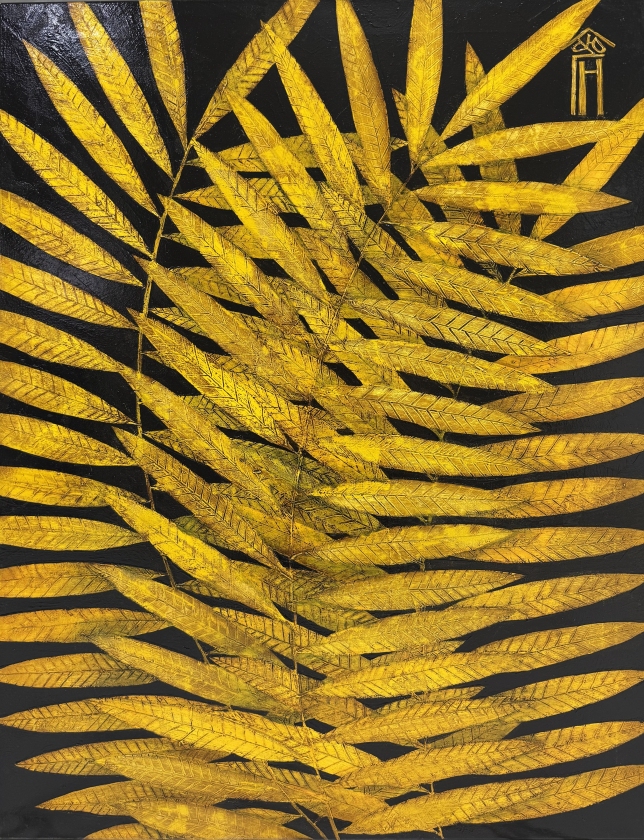 Painting for sale online - Golden Fern