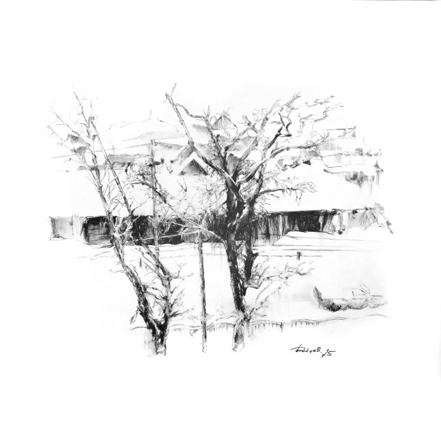 Painting for sale online - February outside