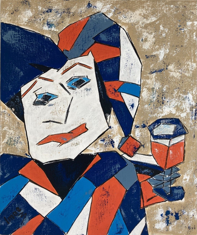 Painting for sale online - Harlequin's Dinner