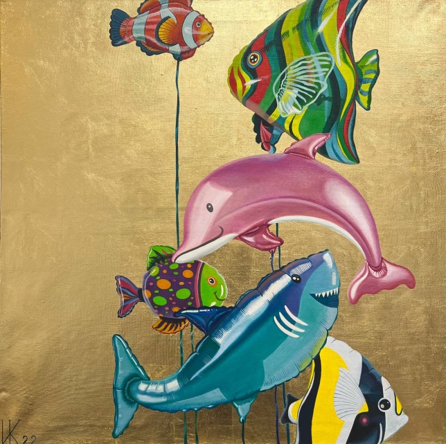 Painting for sale online - Sea fish