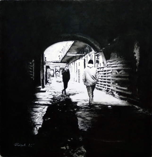 Painting for sale online - Hey passerby, go through. Eh for now ...