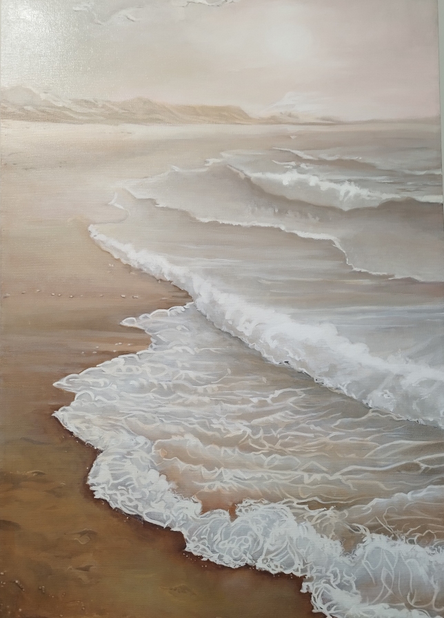 Painting for sale online - The Tranquility of the Sea Coast