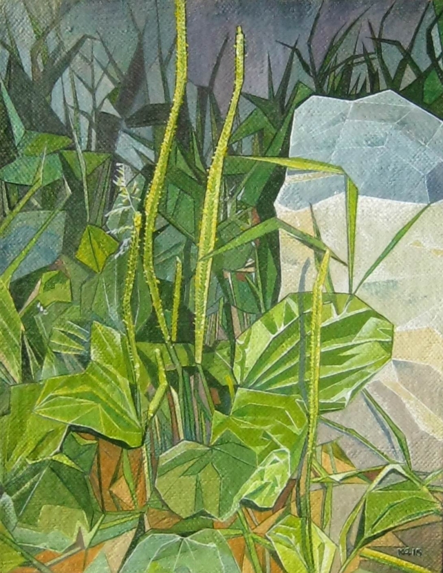 Painting for sale online - Evening plantain