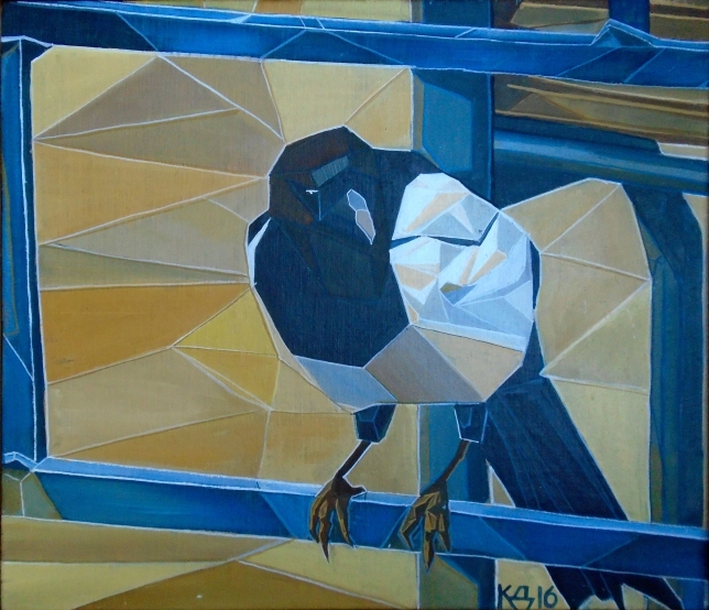 Painting for sale online - Magpie