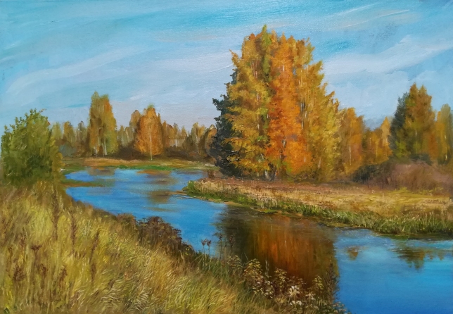 Painting for sale online - Last sunny days