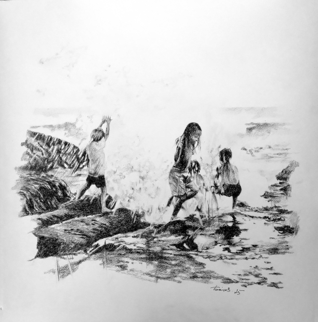 Painting for sale online - Sun Air and Water