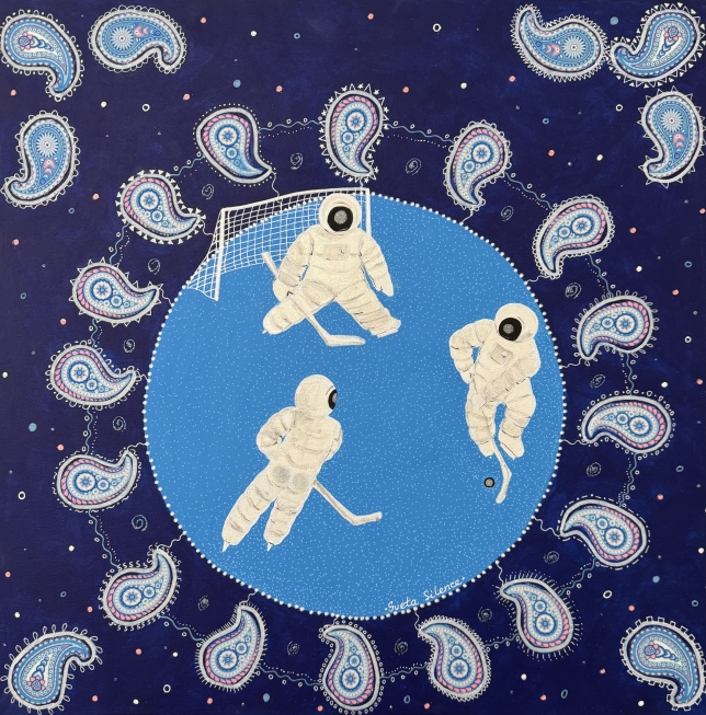 Painting for sale online - Cosmos A la Rus Sports Series Hockey