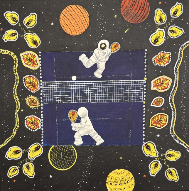Painting for sale online - Cosmos a la Rus Sports Series Tennis