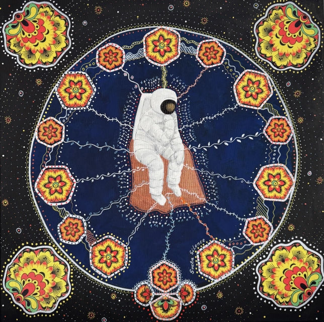 Painting for sale online - Cosmos A La Russe Cosmic Reflections