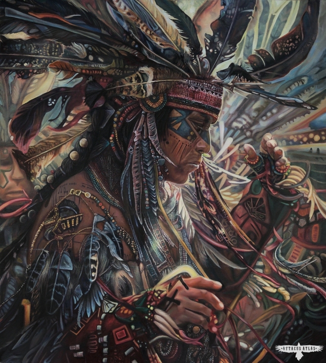 Painting for sale online - Spirit of the tribe