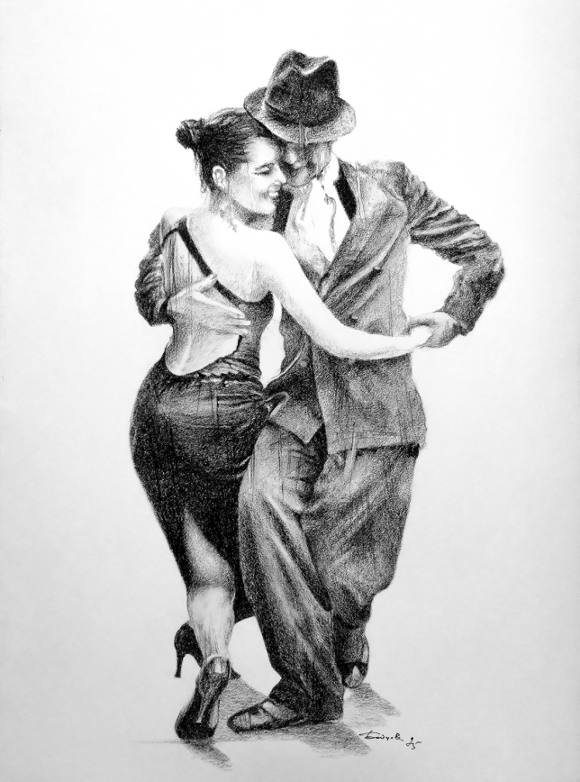Painting for sale online - Tango !