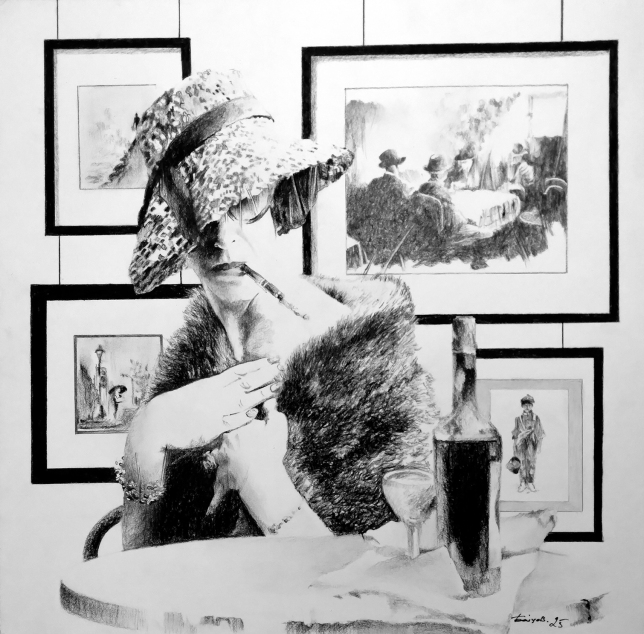 Painting for sale online - Oh! Vernissage Triptych Part 2 - Pathos