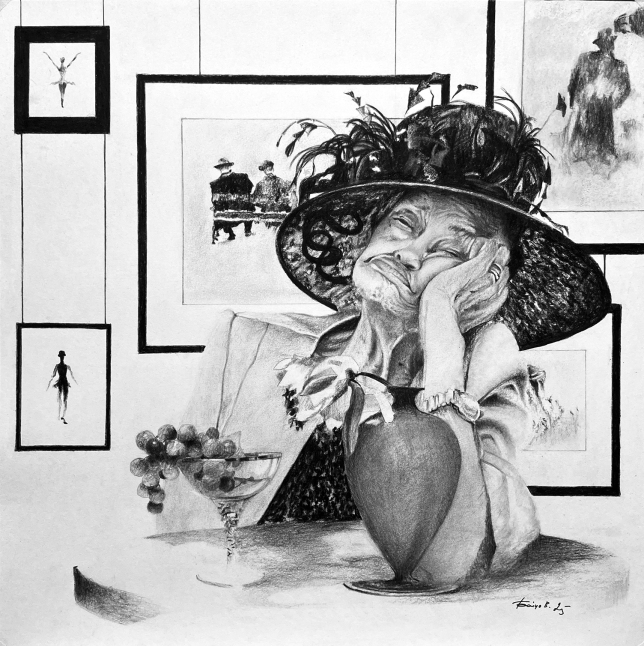 Painting for sale online - Oh! Vernissage Triptych Part 3 - Scepsis