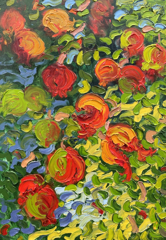 Painting for sale online - Pomegranate tree