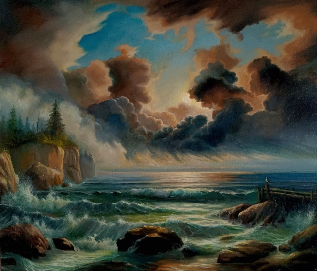 Painting for sale online - Clouds
