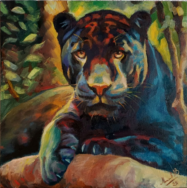 Painting for sale online - Jaguar