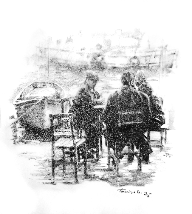 Painting for sale online - Pier