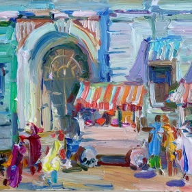 Painting for sale online - Воскресный день в Ельце / Sunday day in Elts