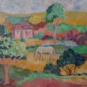 Painting for sale online - Over there on the other side of the hill